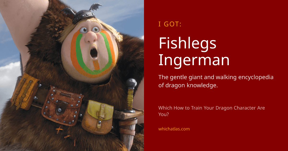 Fishlegs Ingerman - Which How to Train Your Dragon Character Are You ...