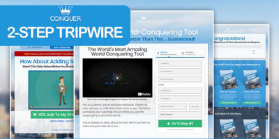 CONQUER | Two Step Tripwire Funnel