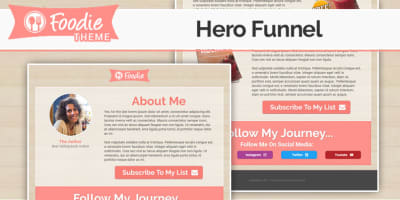 FOODIE | Hero Funnel