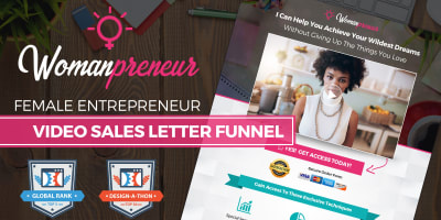 The Savvy Womanpreneur VSL Funnel **BONUS** 3 Proven Email Sequences Included!!!