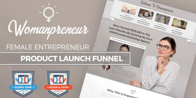 The Womanpreneur Product Launch Funnel **BONUS** 2 Proven Email Sequences Included!!!