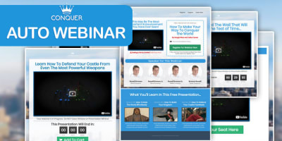 CONQUER | The Auto Webinar Funnel