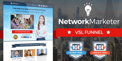 The #1 Network Marketer / MLM VSL Funnel **BONUS** 3 Proven Email Sequences Included!!!