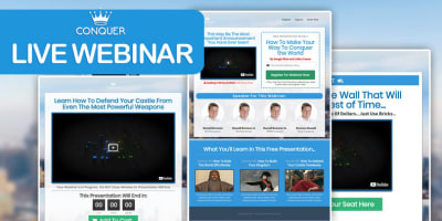 CONQUER | Live Webinar Funnel