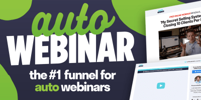 AUTO WEBINAR – The #1 Funnel for Running INSANELY Profitable Auto Webinar Campaigns in 2020 – **LIVE PREVIEWS INSIDE!**