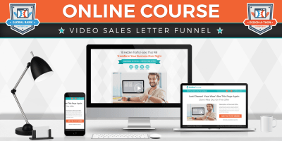 Best Selling Online Course VSL Funnel **BONUS** 3 Proven Email Sequences Included!!!