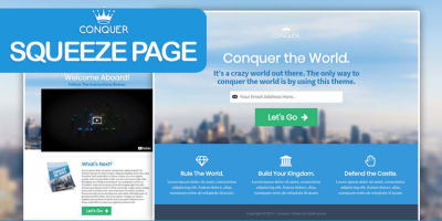 CONQUER | Squeeze Page Funnel