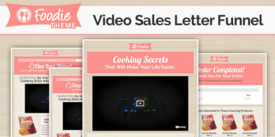 FOODIE | Video Sales Letter Funnel