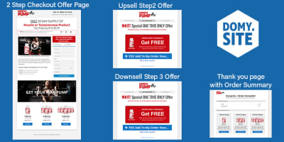 Muscle Two Step Tripwire Funnel Supplement - Free Trial Product Offer by FunnelsHelper.com