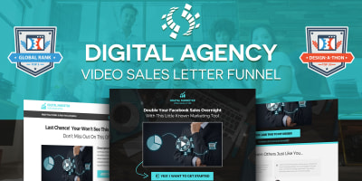 Premium Digital Agency VSL Funnel **BONUS** 3 Proven Email Sequences Included!!!