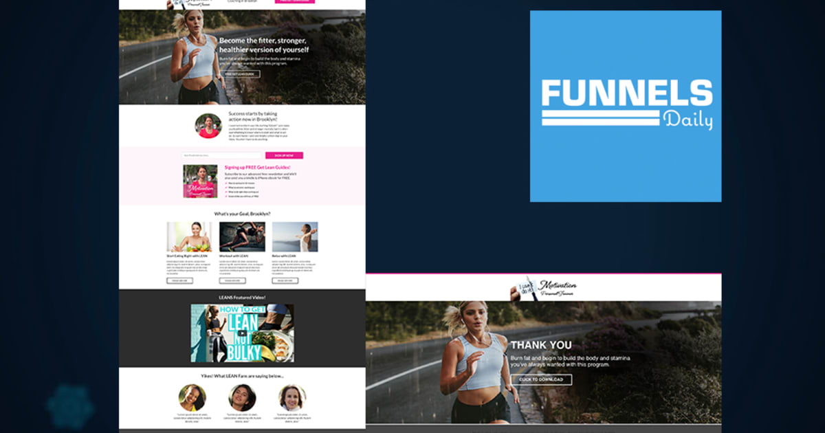 Motivation Personal Trainer Lead Funnel :: FunnelsHelper.com