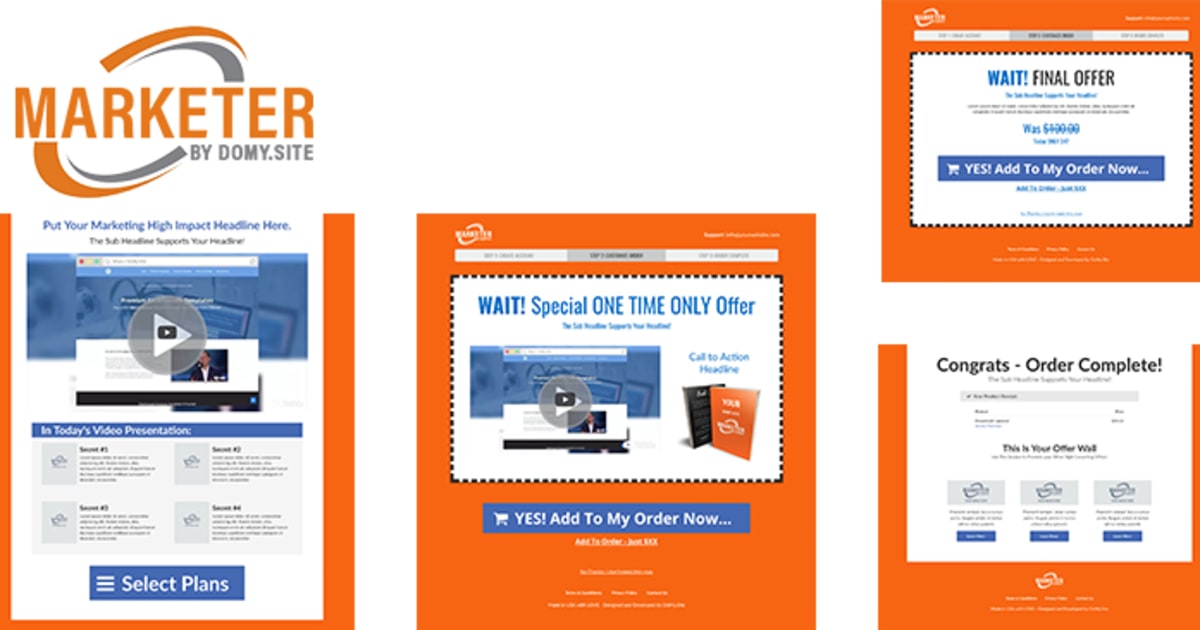 MARKETER :: Video Sales Letter by FunnelsHelper.com