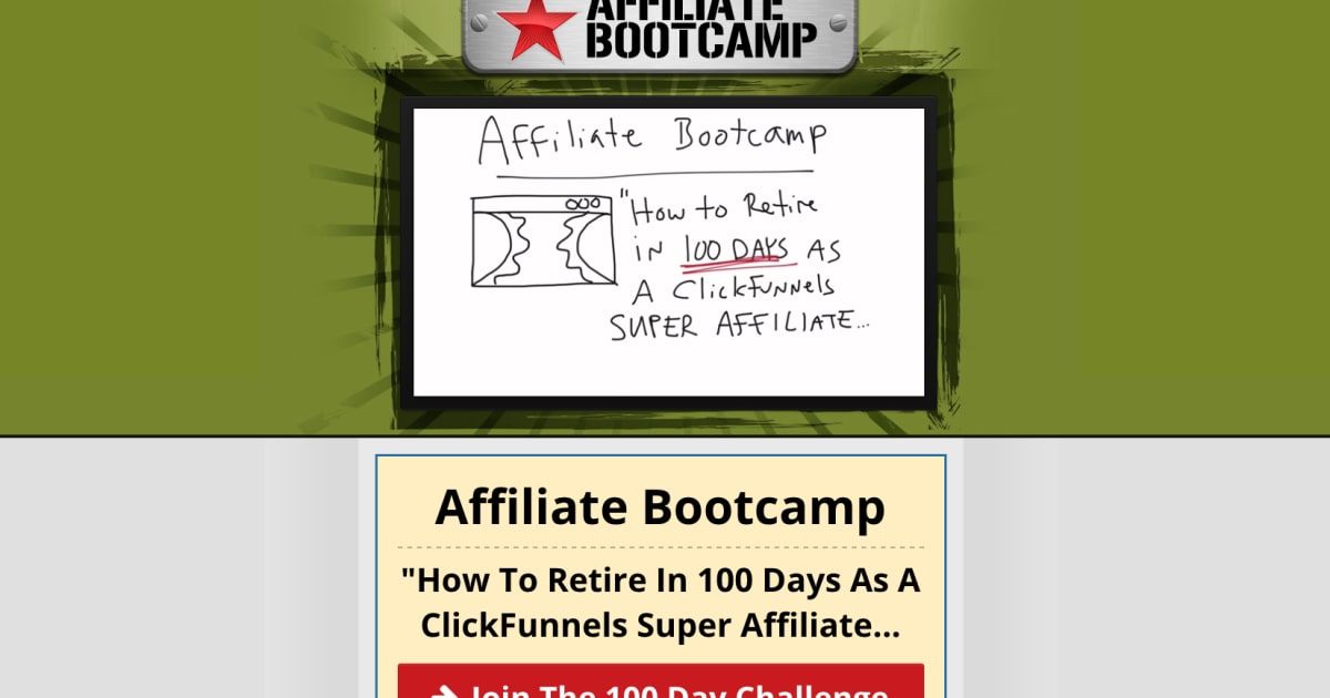 Affiliate Boot Camp (5 Blog Pre-Frames)