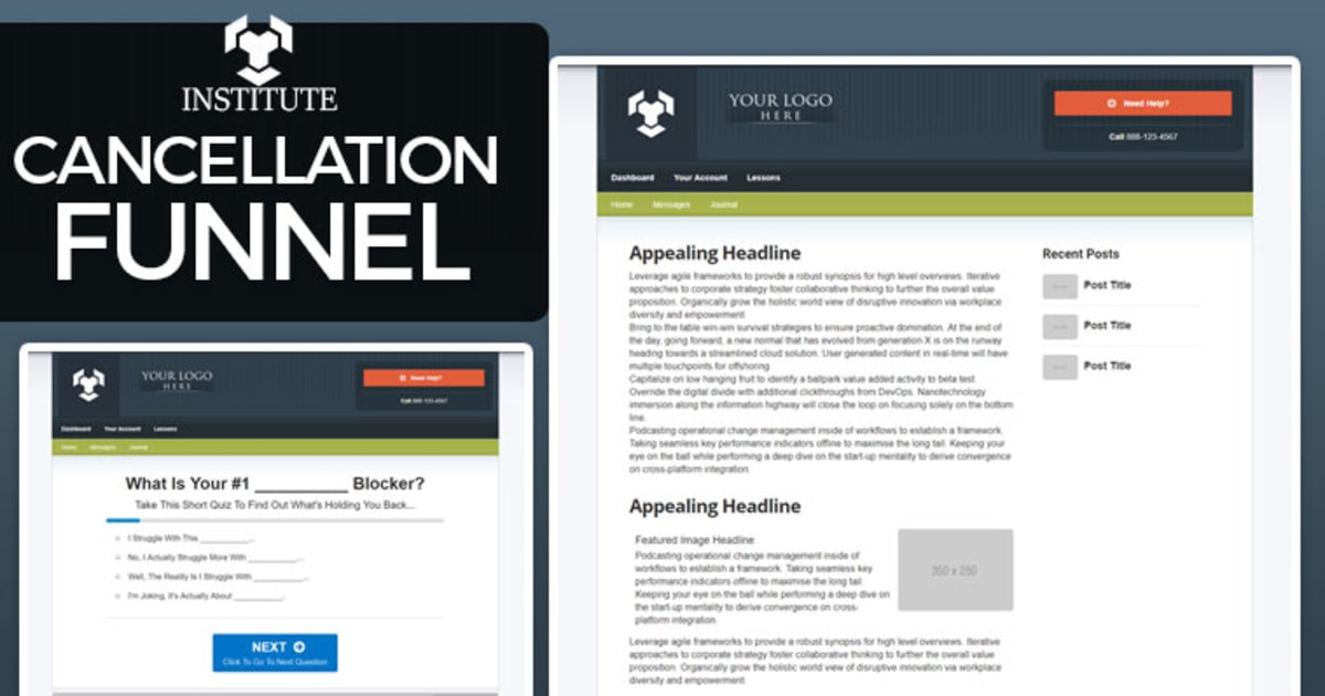 Institute - Cancellation Funnel