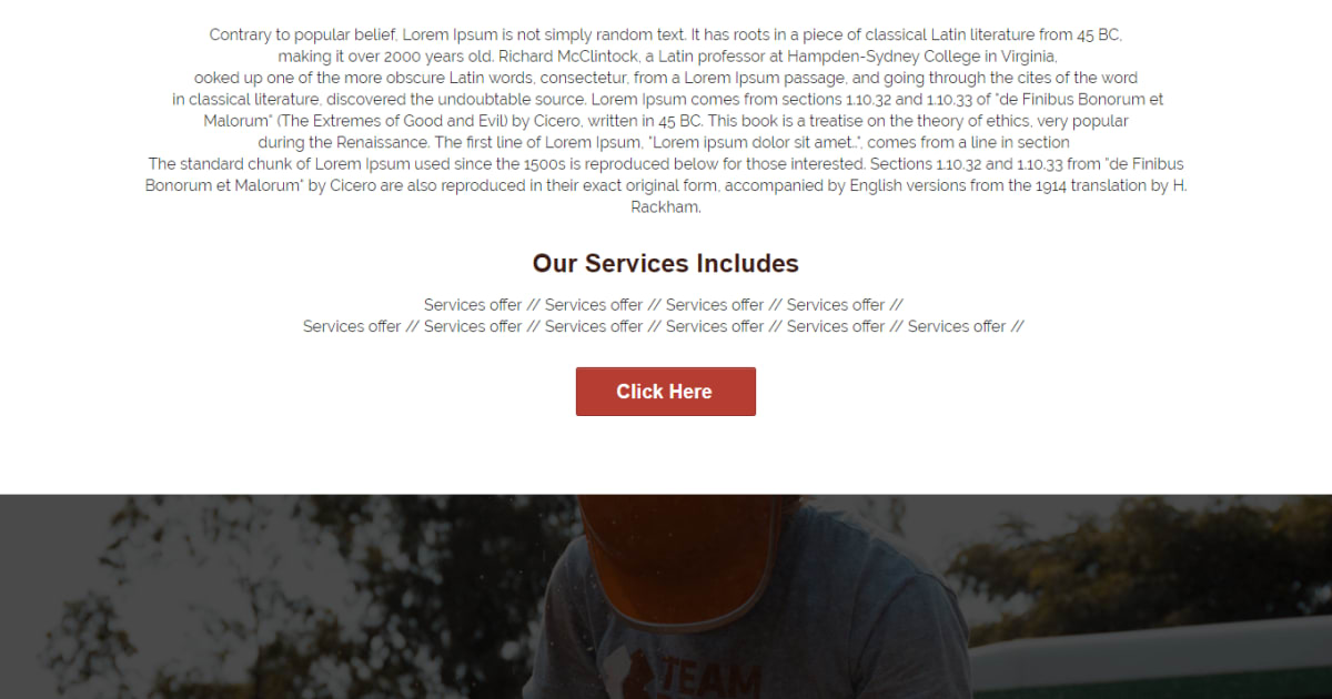 Services / Landing Page - Handyman / Carpenter Template 02