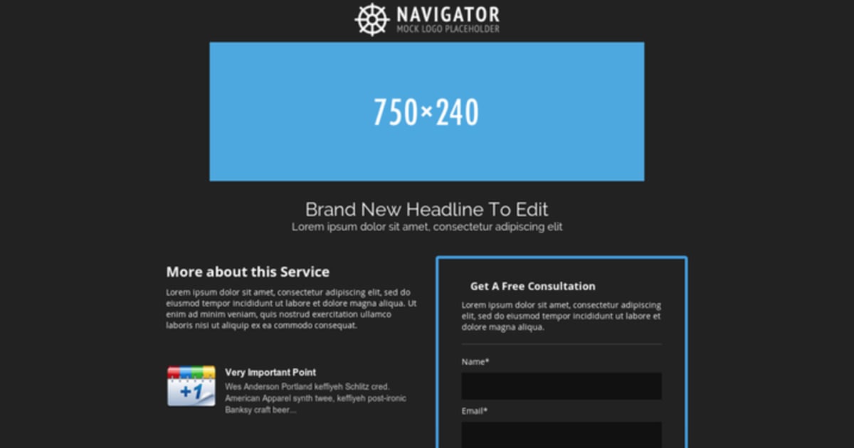 optin - Consultation / Coach / Minimalist / Service - Unbounce Hacked - By InVert Inc