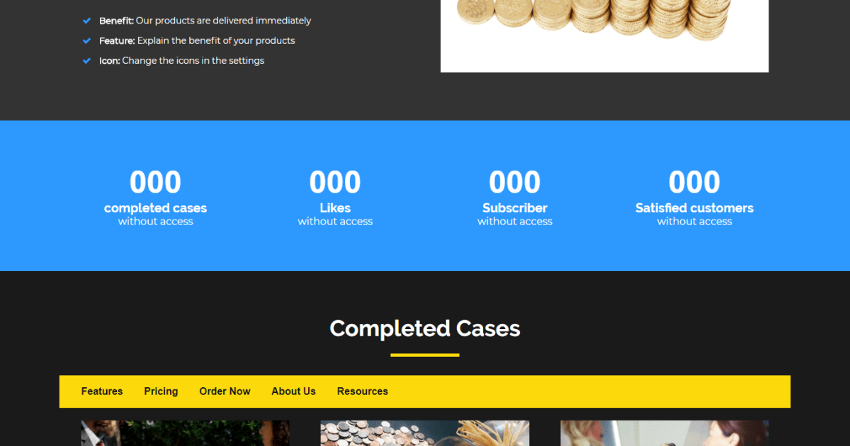 Cryptocurrency / Landing Page - Cryptocurrency Template 02
