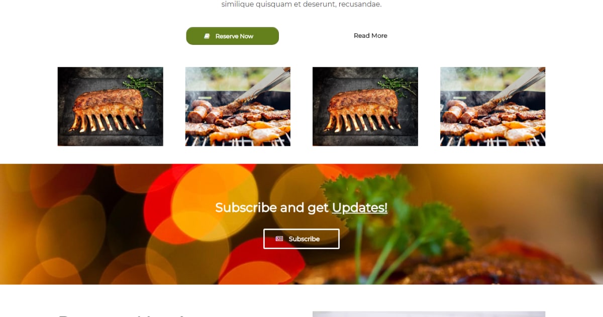 Business / Restaurant / Food and Drink  - Restaurant Template 01