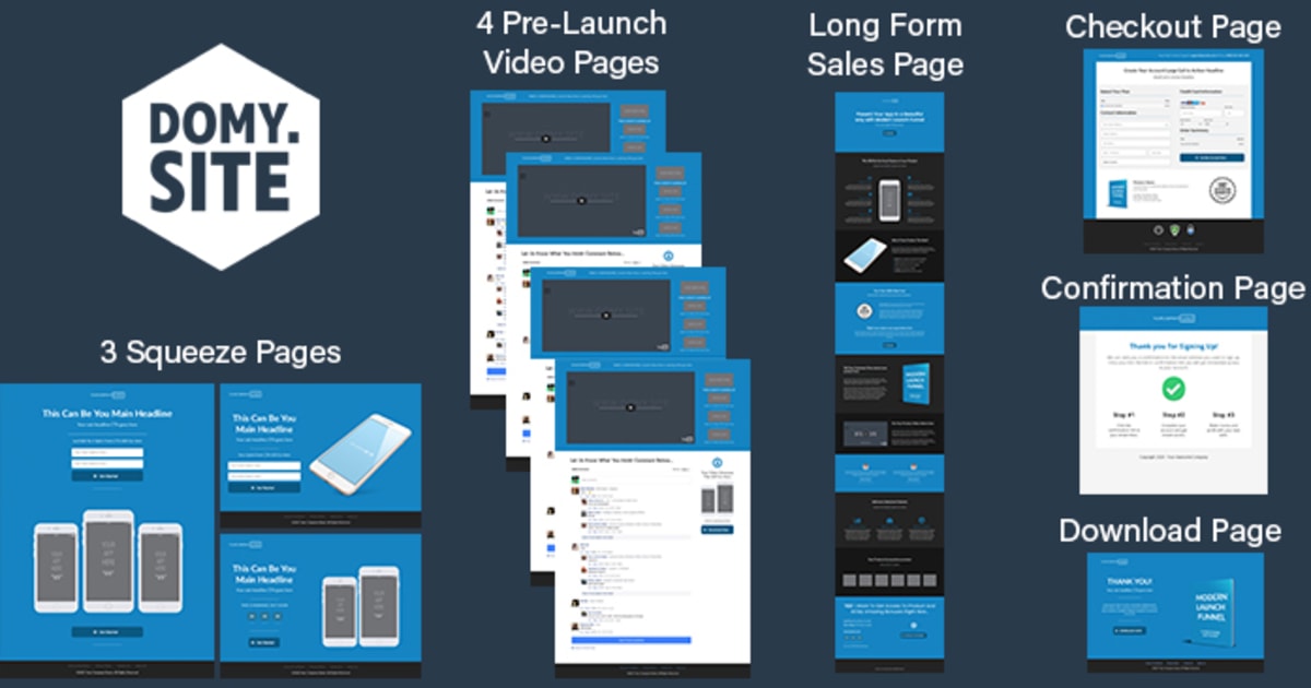 Mike Filsaime Modern Product Launch Funnel Templates by FunnelsHelper.com