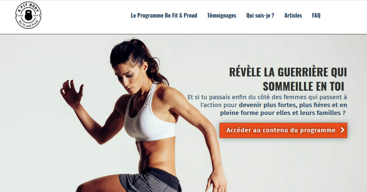 FULL CUSTOMIZED WEBSITE for trainers