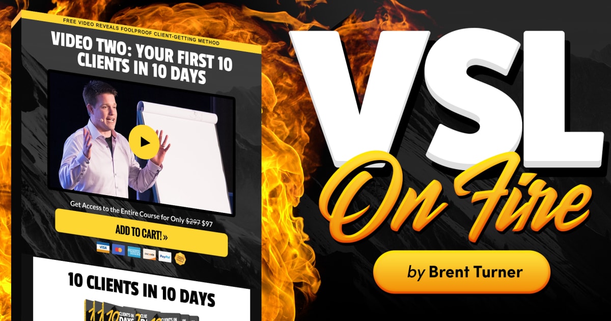 VSL ON FIRE! – The World's Sexiest Video Salesletter Funnel **BONUS** Facebook Ads, Cover Graphics and Banner Ads