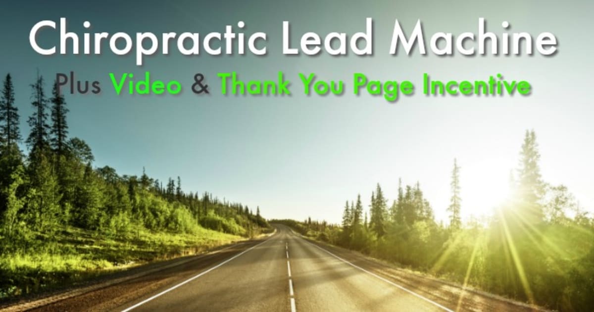 Chiropractic New Patient Special + Video