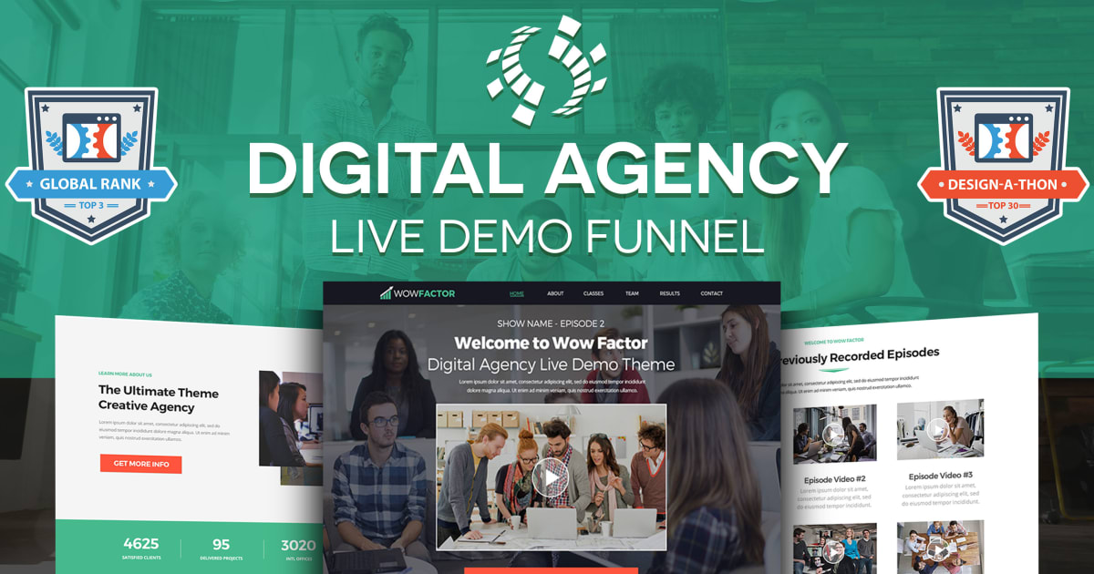 Digital Agency Live Demo Funnel **BONUS** 2 Proven Email Sequences Included!