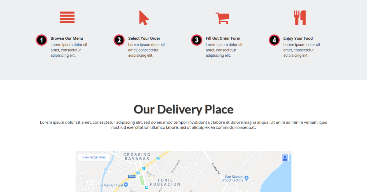 Food / Restaurant / Landing Page - Food & Restaurant Template 13
