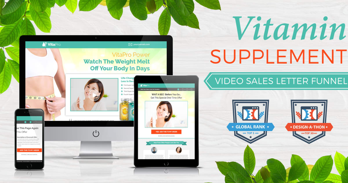 The #1 Converting Supplement VSL **BONUS** 3 Proven Email Sequences Included!!!