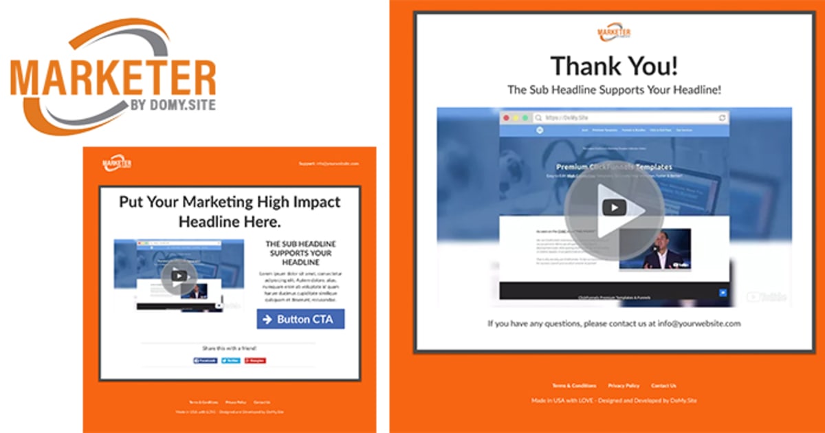 MARKETER :: The Hero Funnel by FunnelsHelper.com