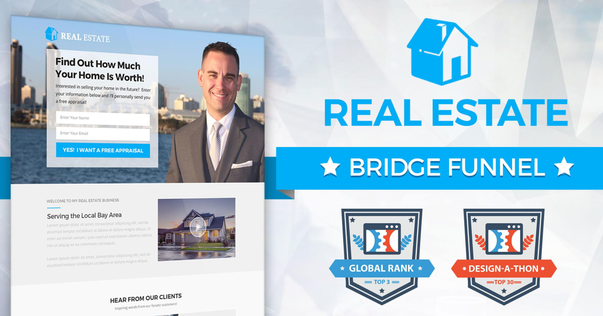 Real Estate Bridge Funnel **BONUS** Proven Email Sequence Included!