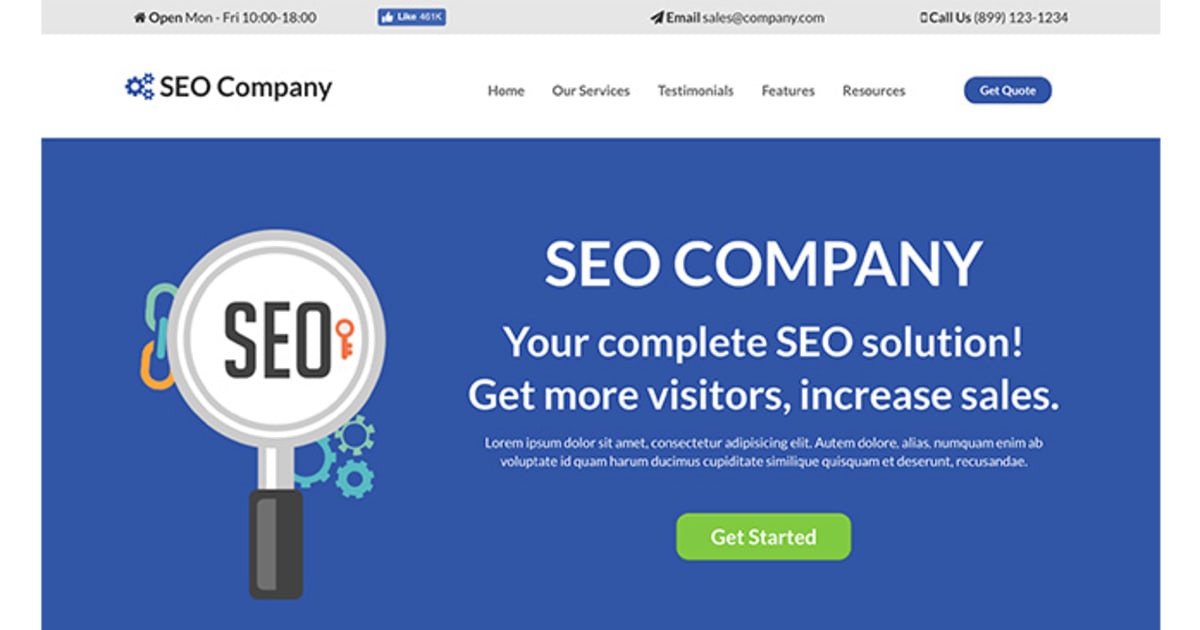 SEO Service Provider, Sell SEO Services & more with this Template  - by FunnelsHelper.com