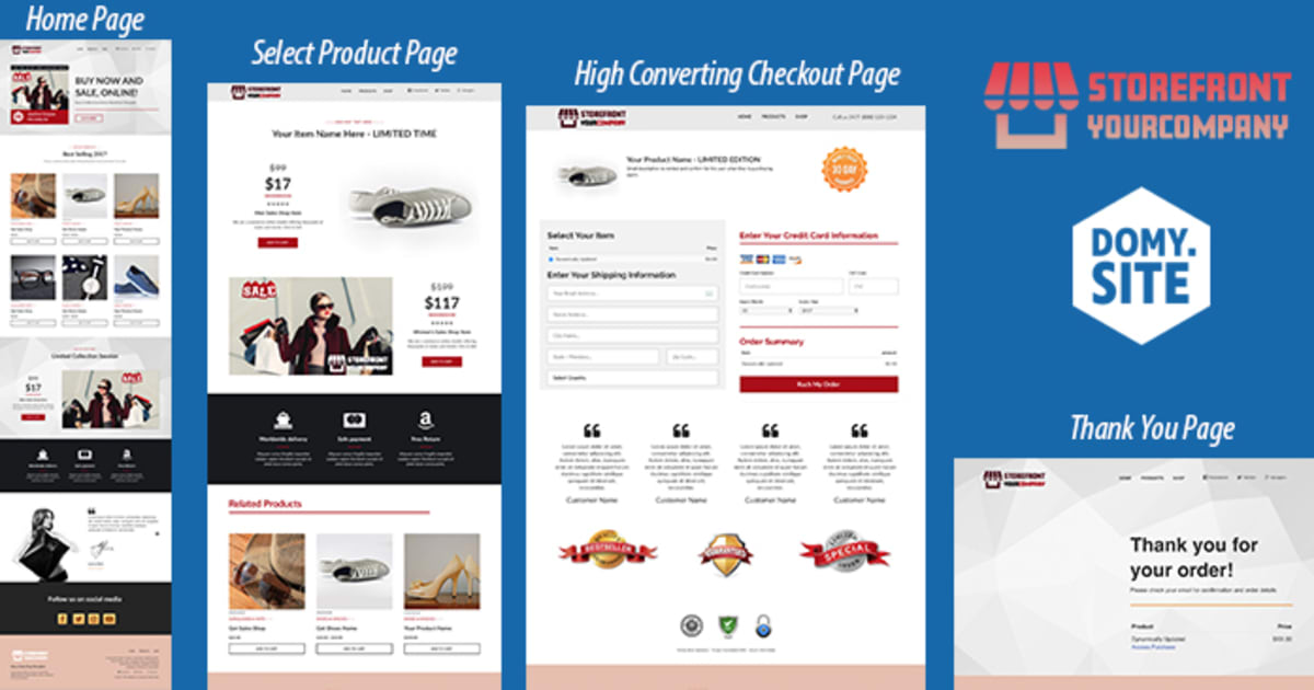 eCommerce Storefront Funnel by FunnelsHelper.com