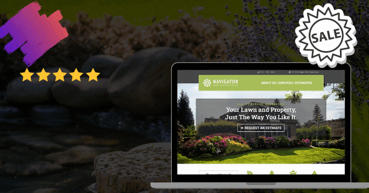 NEW 2022 | Landscaping Landing Page Optin Funnel with a Modern Design