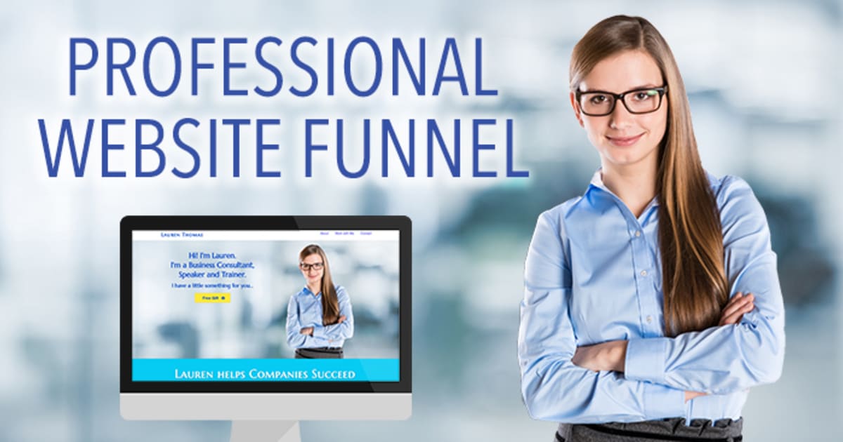 Professional HomePage Website Funnel | Lauren Theme