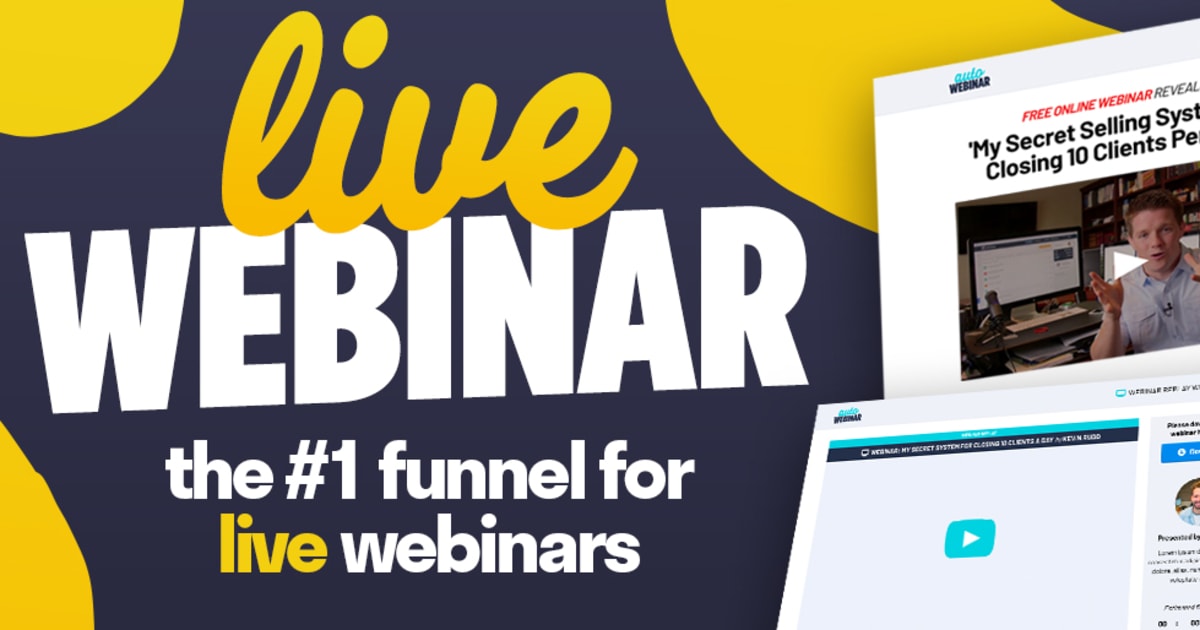 LIVE WEBINAR – The #1 Funnel for Running INSANELY Profitable LIVE Webinar Campaigns in 2020 – **LIVE PREVIEWS INSIDE!**
