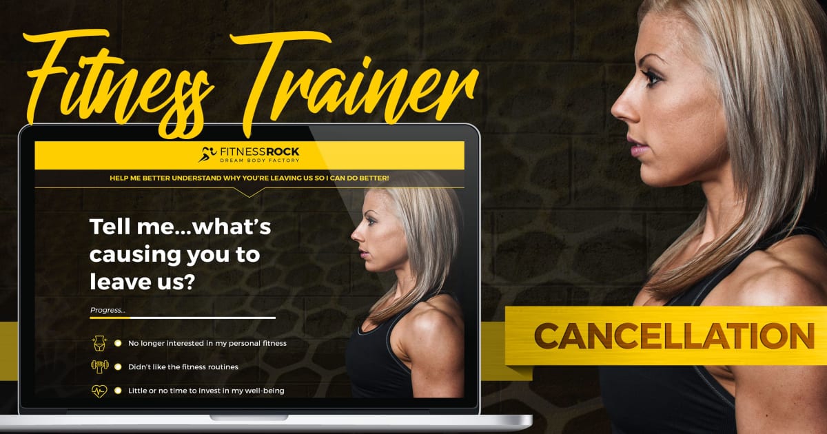 *Best Seller!* Gym/Supplement Cancellation Funnel **BONUS** Proven 4-Step Email Sequence!