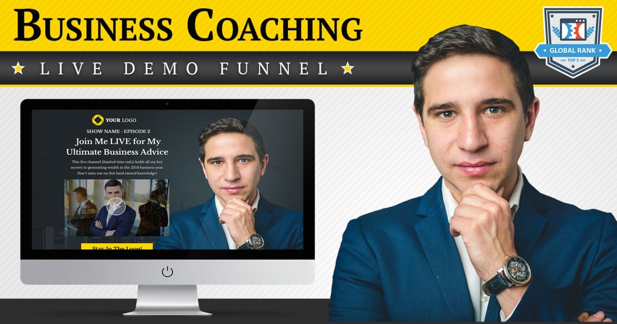 Consultant Live Demo Funnel **BONUS** 2 Proven Email Sequences Included!