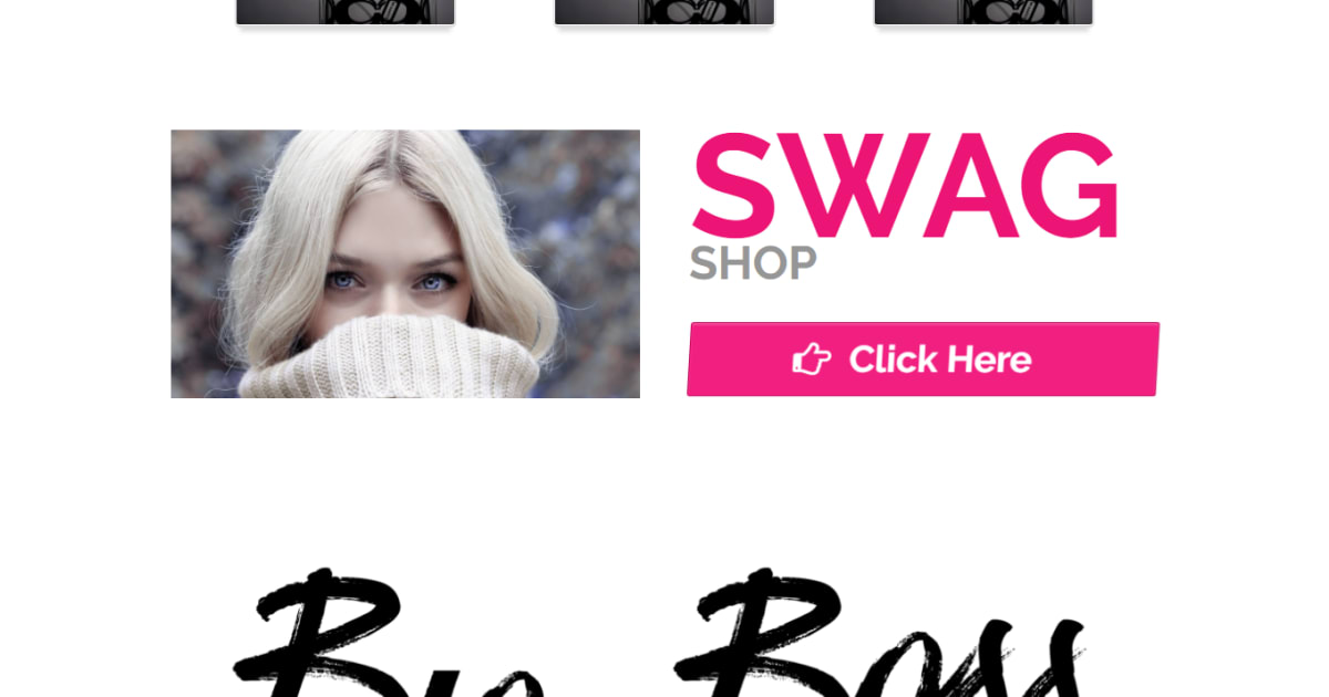 Sales Page / Product Launch - White & Pink theme Product Template