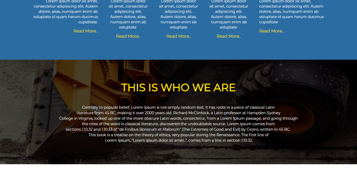 Services / Landing Page - Handy Man Template 01