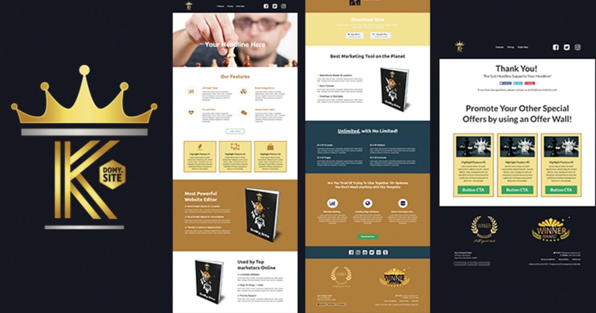 KING The Home Page Funnel  :: by FunnelsHelper.com