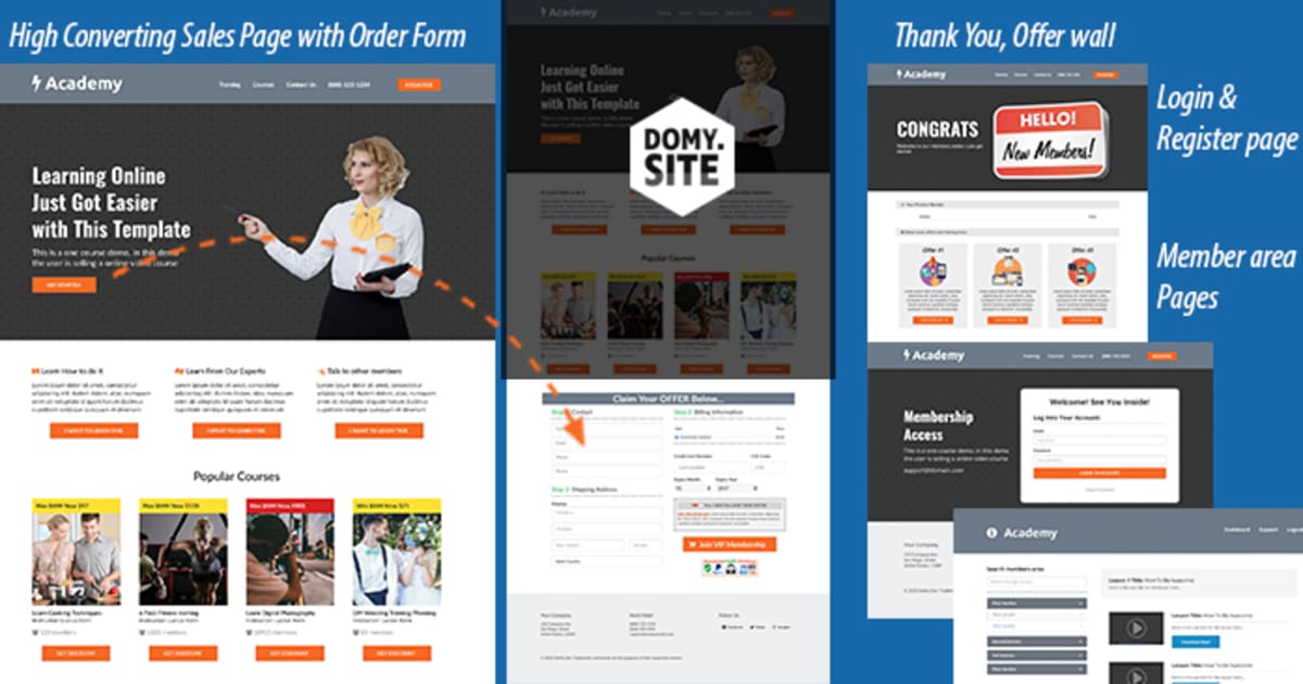 Academy Membership Funnels by FunnelsHelper.com