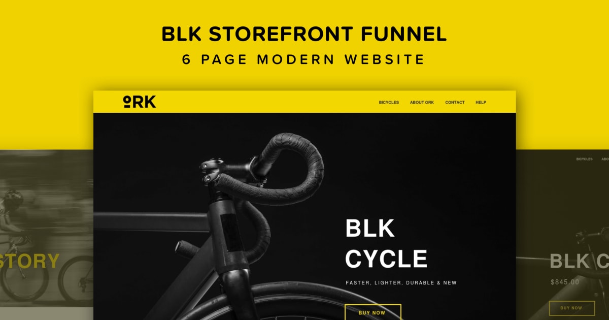 Blk Storefront Funnel + 3 pages