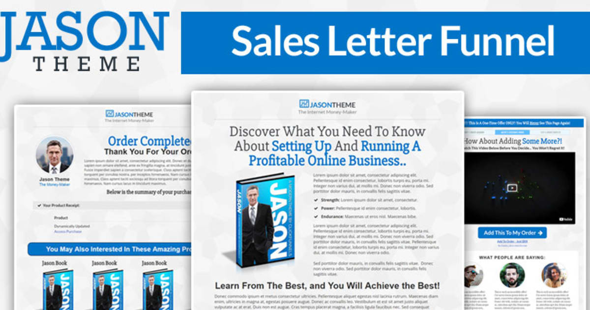 JASON | Sales Letter Funnel
