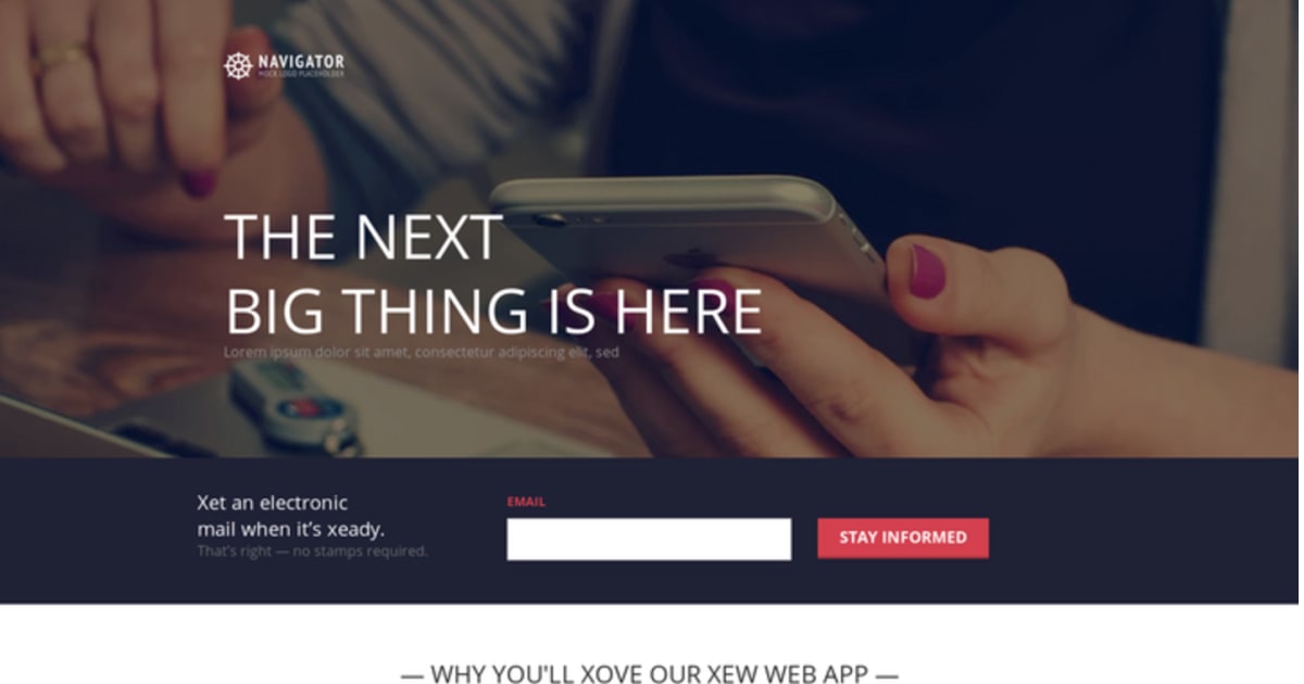 Optin - Web App / Internet of Things / Android / iPhone - Unbounce Hack - By InVert Inc