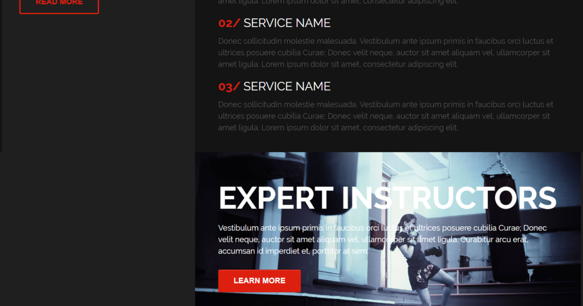 Fitness / Gym / Landing Page - Health Template 14