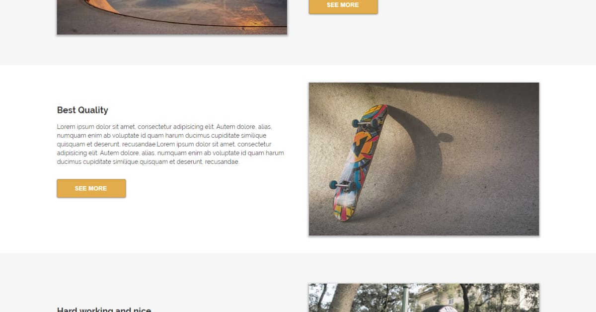 Ecommerce / Sports / Fitness / Landing Page - E-commerce, Health and Fitness Template 01