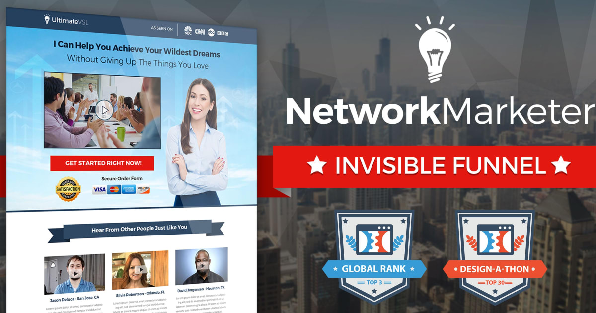 Network Marketer Invisible Funnel **BONUS** 3 Proven Email Sequences Included!!!