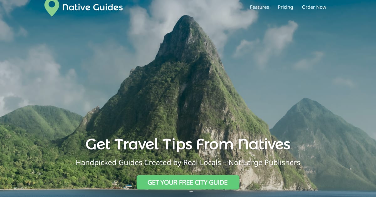 Native Guides Travel Opt In Funnel