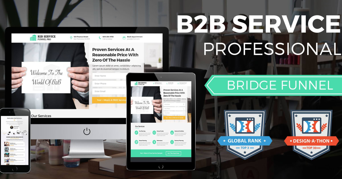 B2B Bridge Funnel **BONUS** Proven Email Sequence Included!